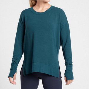 Athleta Cozy Teal Sweatshirt